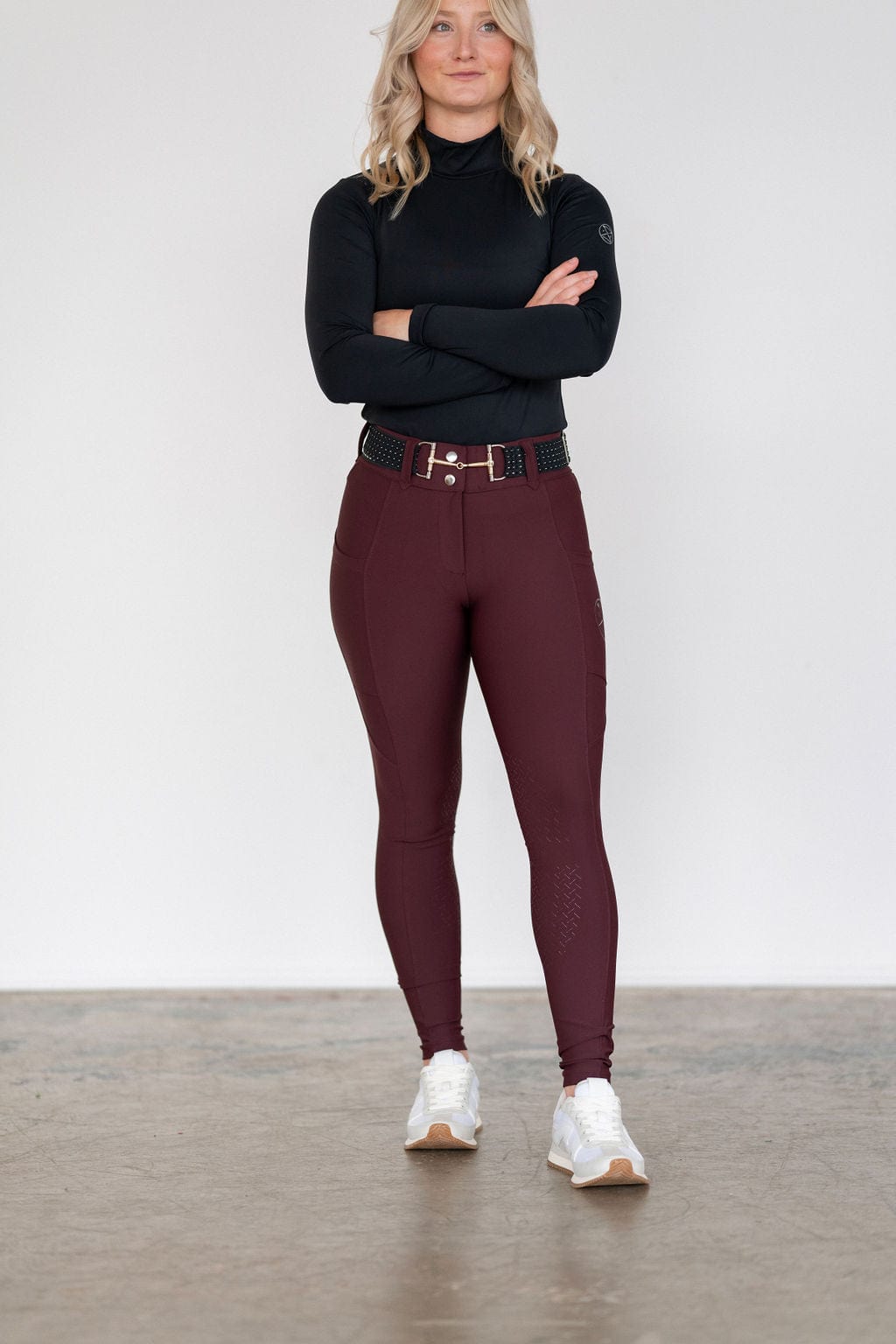 Lux Zip Breeches | Knee Patch
