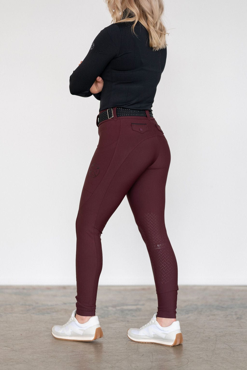 Merlot Lux | Full Seat or Knee Patch Breech (Zip-Up)