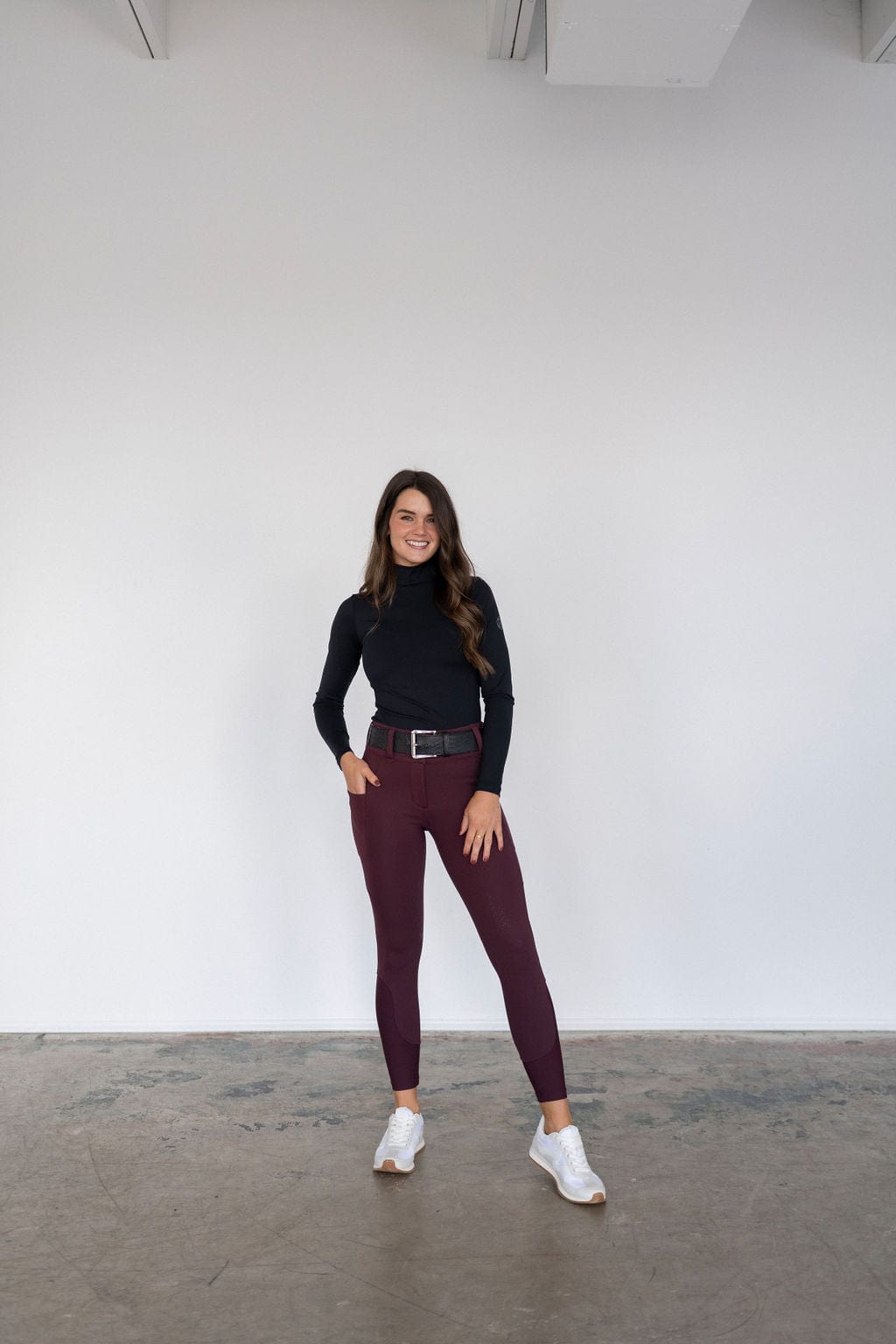 Merlot Heavyweight Winter Breeches | Full Seat (Zip-Up)