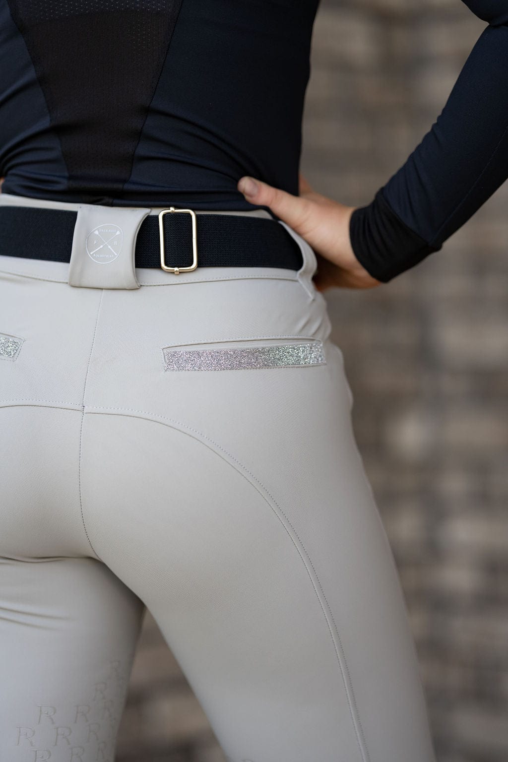 Shops New Women’s Large White Free Ride Equestrian Full Seat Horseback Riding Breeches