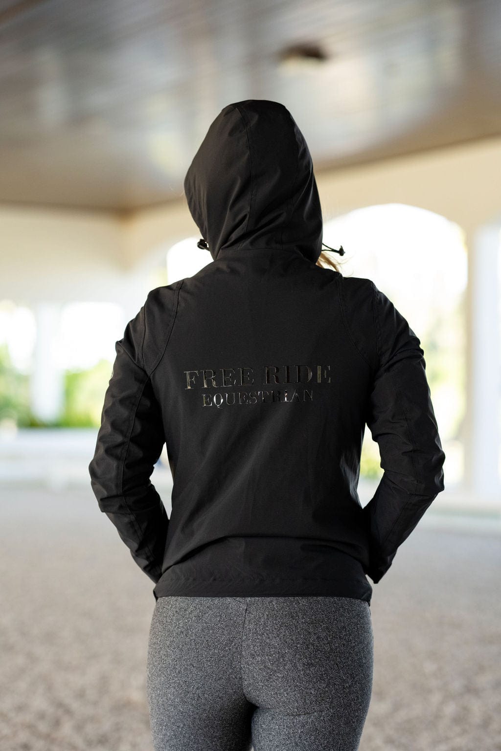 Black equestrian online coat