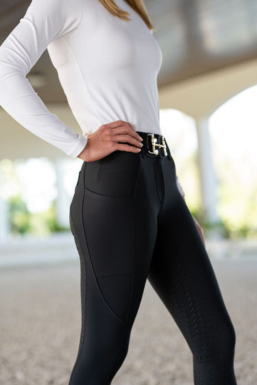 Lux Zip Breeches | Black