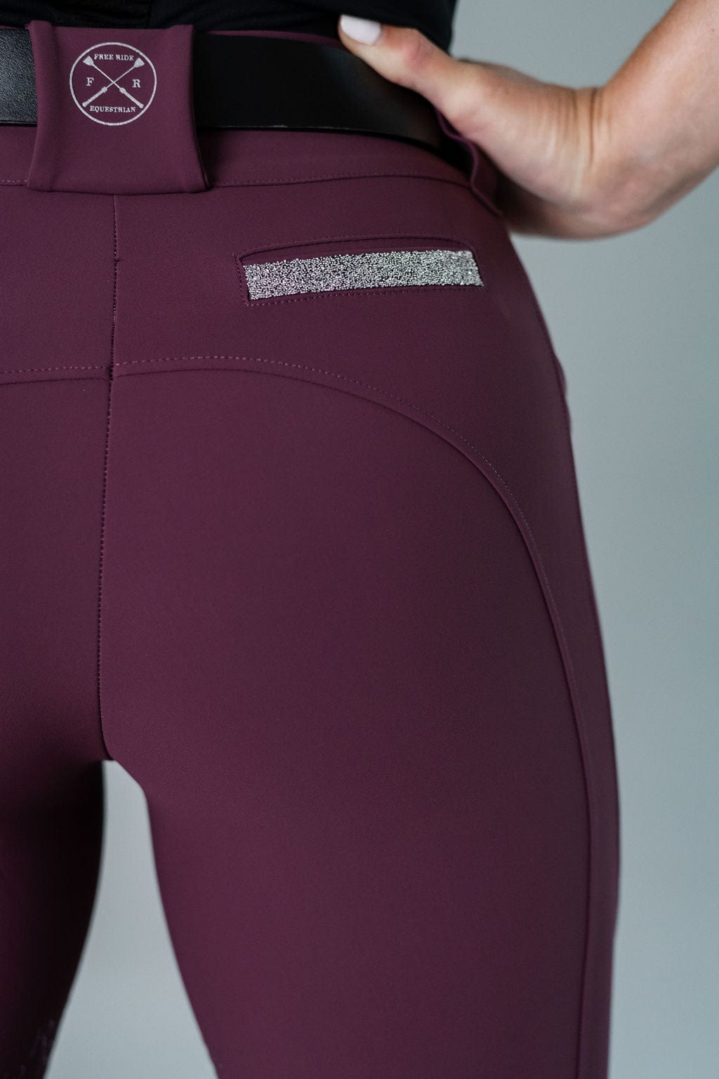 Plum Sparkle PRO 2.0 Athletic Breech | Full Seat or Knee Patch