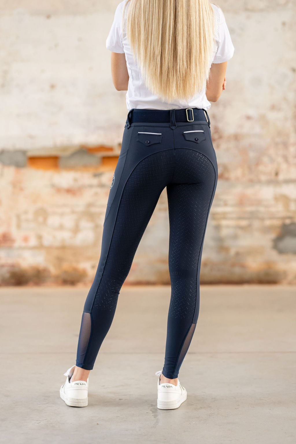 Navy Lux | Full Seat or Knee Patch Breech (zip-up)