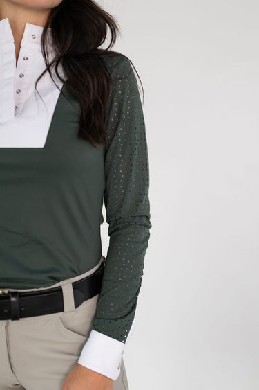Amelia Show Shirt | Hunter Green