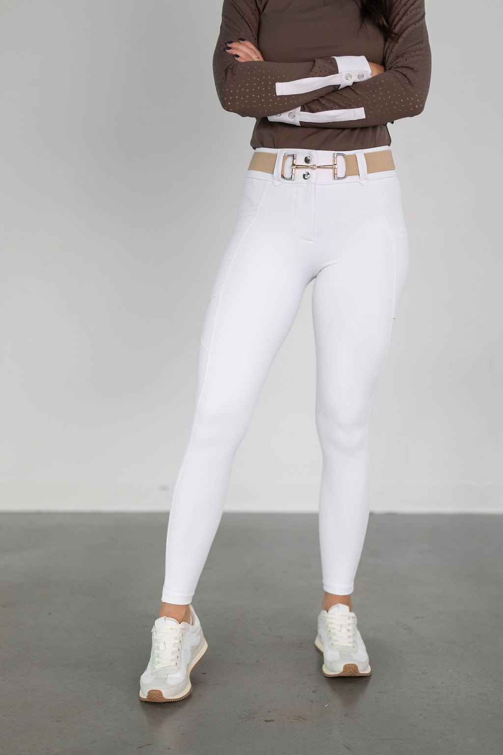 Lux Zip Breeches | Knee Patch | Competition Colors