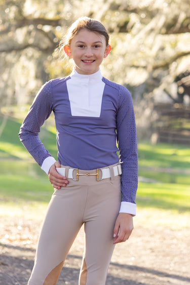 Amelia Show Shirt | Purple