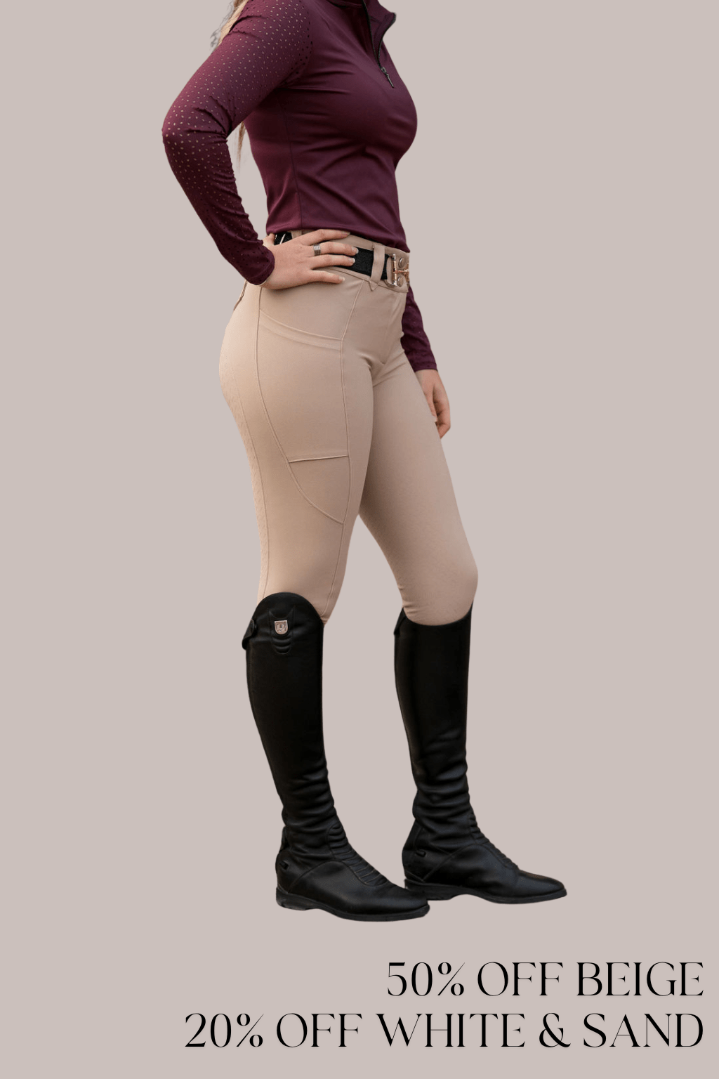 Lux Zip Breeches | Full Seat | Competition Colors