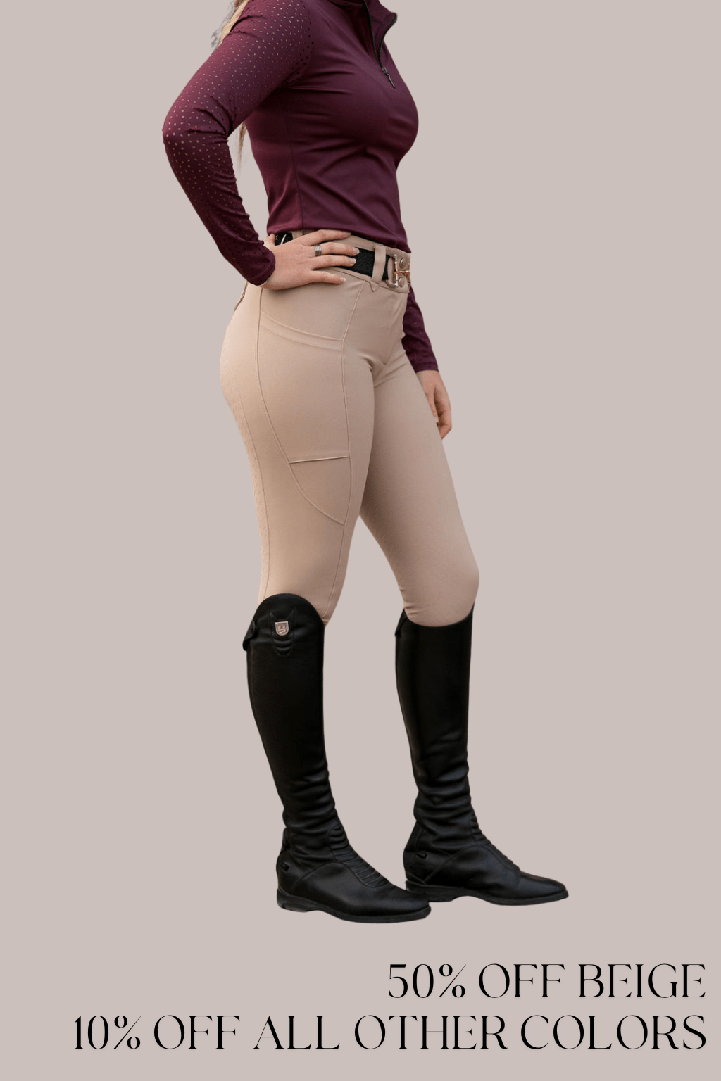 Lux Zip Breeches | Full Seat | Competition Colors