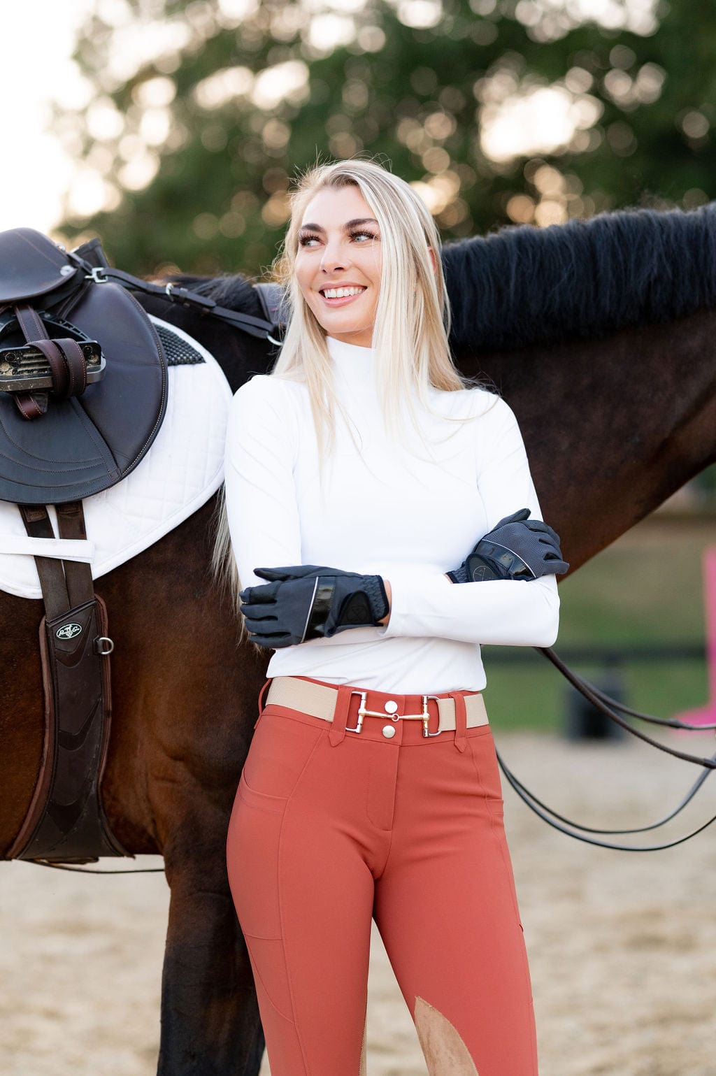 Rust PRO Suede Knee Patch Breech (size 24-28available)