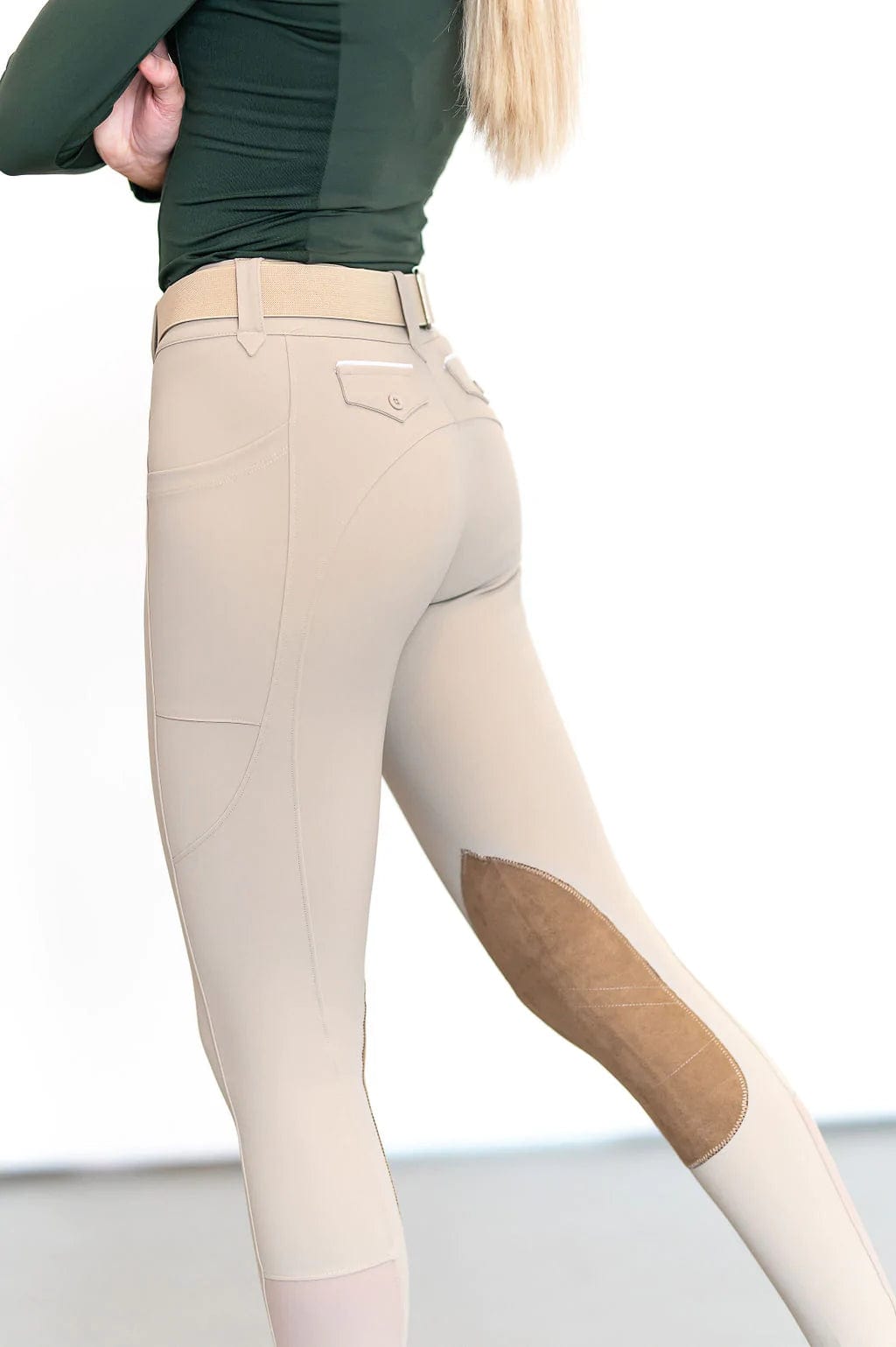 Beige PRO Suede Knee Patch Breech (only available in 32 )