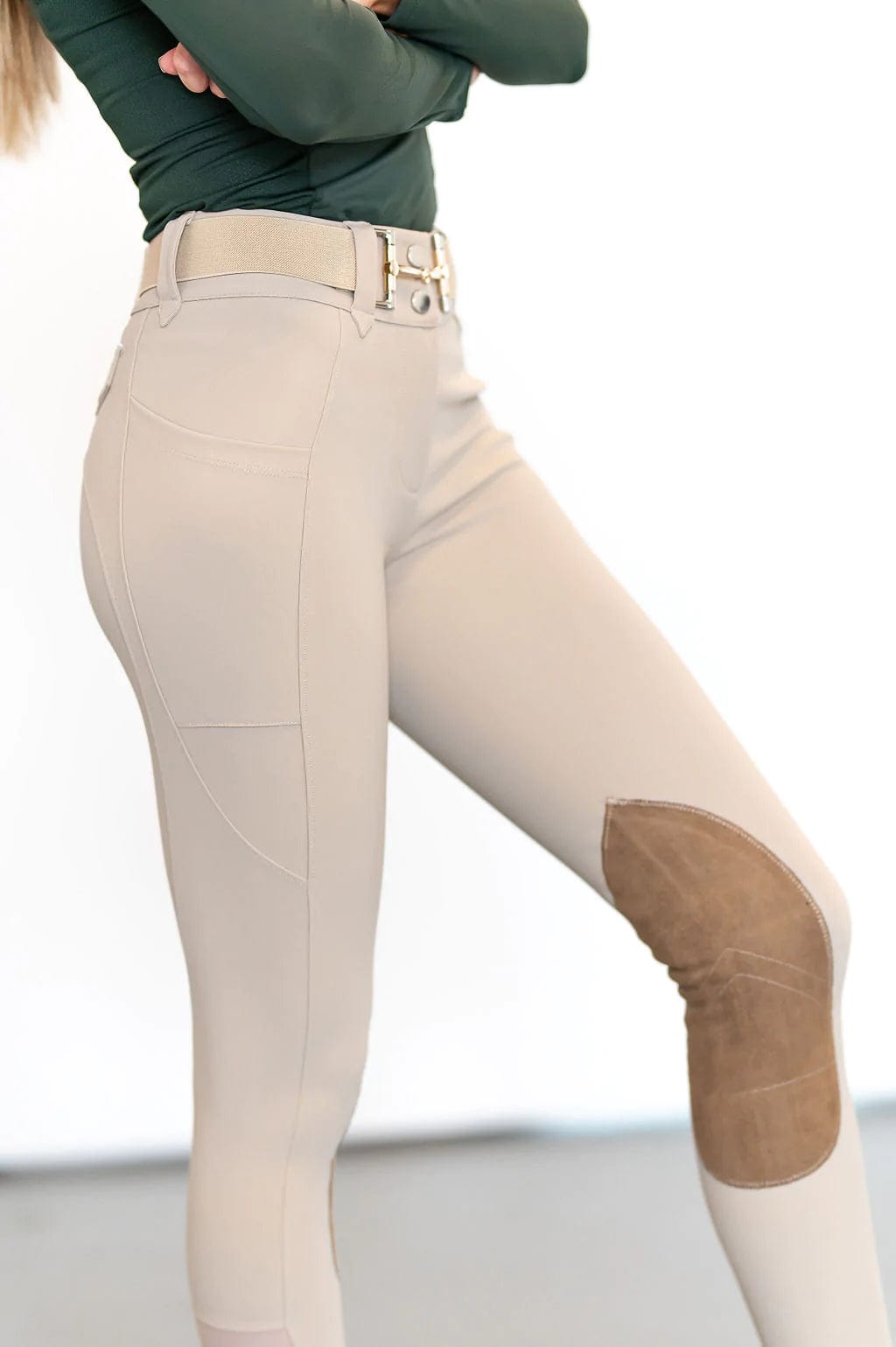 Beige PRO Suede Knee Patch Breech (only available in 32 )